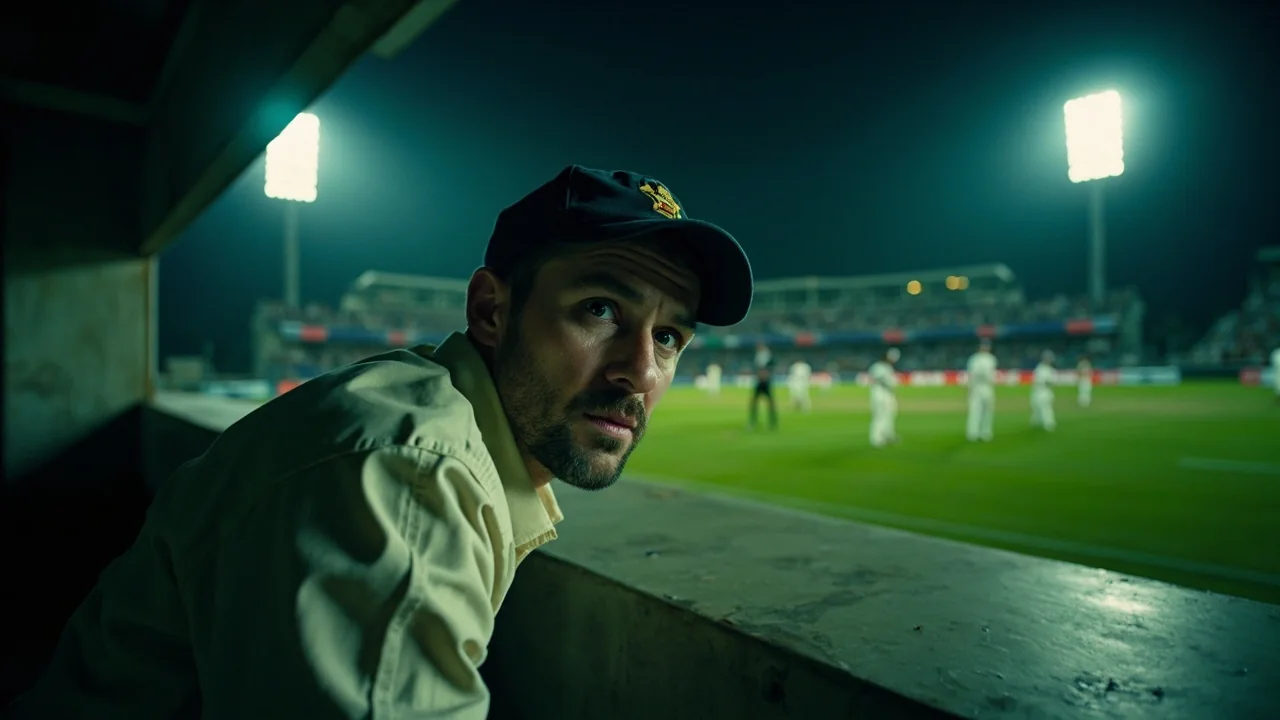 Dugout bench during pre-match preparation